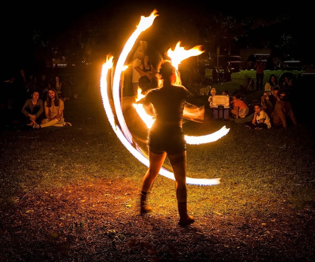 Fire performer, Manitou Springs